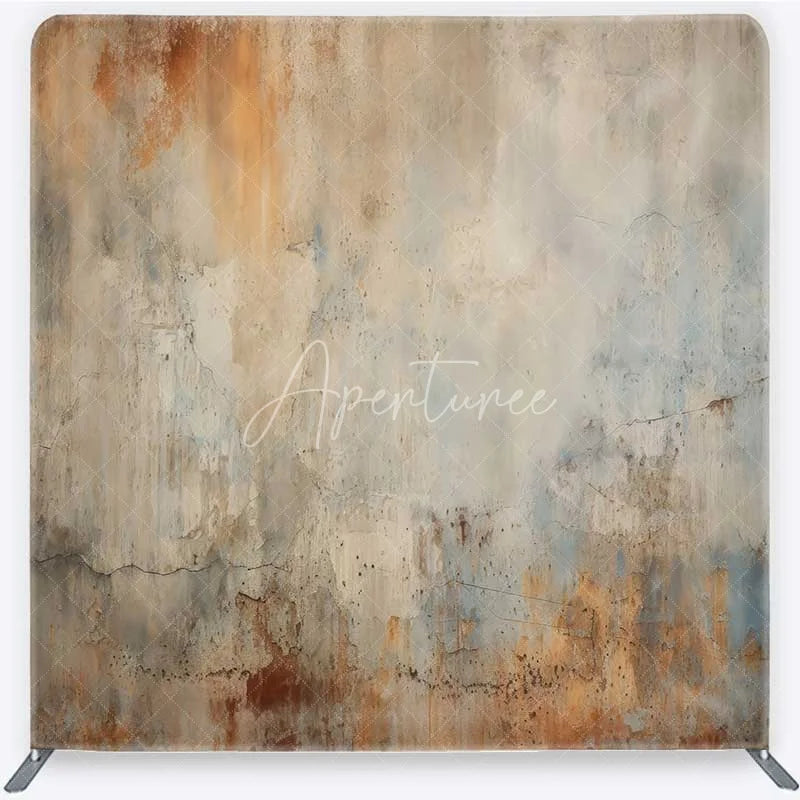 Aperturee - Aperturee Abstract Vintage Texture Tension Fabric Backdrop Old Grunge Peeling Paint Wall Photography Background
