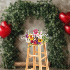 Aperturee - Aperturee Abstract Wall Plant Arch Valentines Day Backdrop