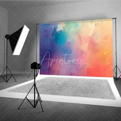 Aperturee - Aperturee Abstract Watercolor Gradient Photography Backdrop Soft Pastel Color Blur Photo Background Art Studio Texture Photo