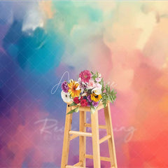 Aperturee - Aperturee Abstract Watercolor Gradient Photography Backdrop Soft Pastel Color Blur Photo Background Art Studio Texture Photo