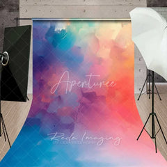 Aperturee - Aperturee Abstract Watercolor Gradient Sweep Photo Backdrop Soft Pastel Color Blur Background Art Studio Texture Floor Prop