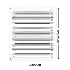 Aperturee - Aperturee Accurate Lineup Height Charts Photo Booth Party Backdrop