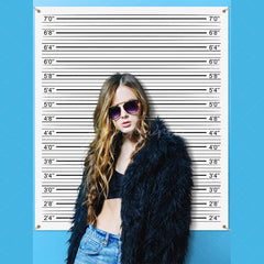 Aperturee - Aperturee Accurate Lineup Height Charts Photo Booth Party Backdrop