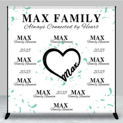 Aperturee - Aperturee Always Connected By Heart Family Reunion Backdrop