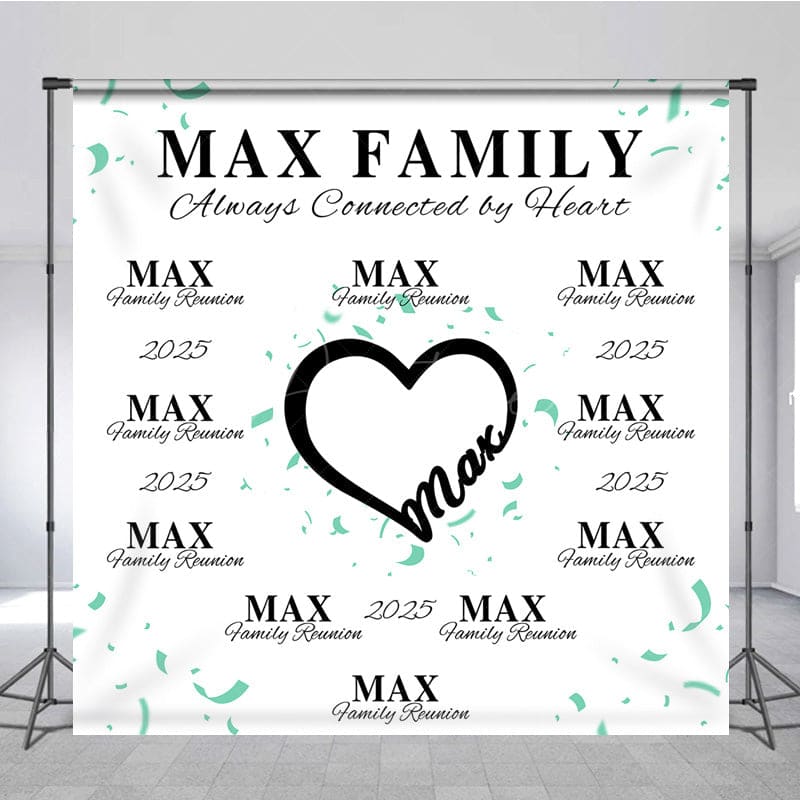 Aperturee - Aperturee Always Connected By Heart Family Reunion Backdrop