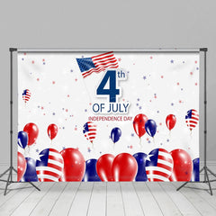 Aperturee - Aperturee American Flag Balloons Independence Day Backdrop