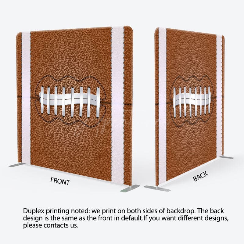 Aperturee - Aperturee American Football Texture Sports Pillow Case Backdrop