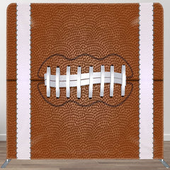 Aperturee - Aperturee American Football Texture Sports Pillow Case Backdrop