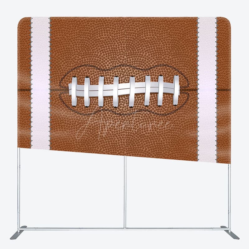 Aperturee - Aperturee American Football Texture Sports Pillow Case Backdrop