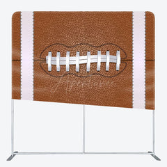 Aperturee - Aperturee American Football Texture Sports Pillow Case Backdrop