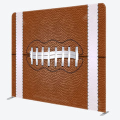 Aperturee - Aperturee American Football Texture Sports Pillow Case Backdrop