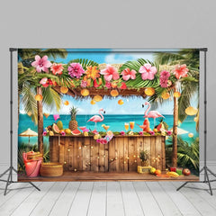 Aperturee - Aperturee Anchorage Bar Flamingo Hawaii Summer Vibe Backdrop