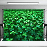 Aperturee - Aperturee Animated 3D Style Clover St Patrick Holiday Backdrop