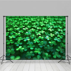 Aperturee - Aperturee Animated 3D Style Clover St Patrick Holiday Backdrop