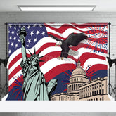 Aperturee - Aperturee Animation Effects Independence Day Photo Backdrop