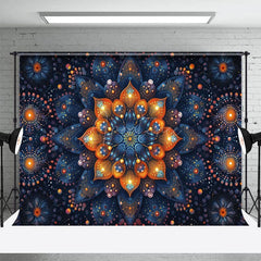 Aperturee - Aperturee Artistic Abstract Mandala Floral Fine Art Backdrop