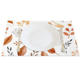Aperturee - Aperturee Autumn Fallen Leaves Fine Art Set of 4 Placemats