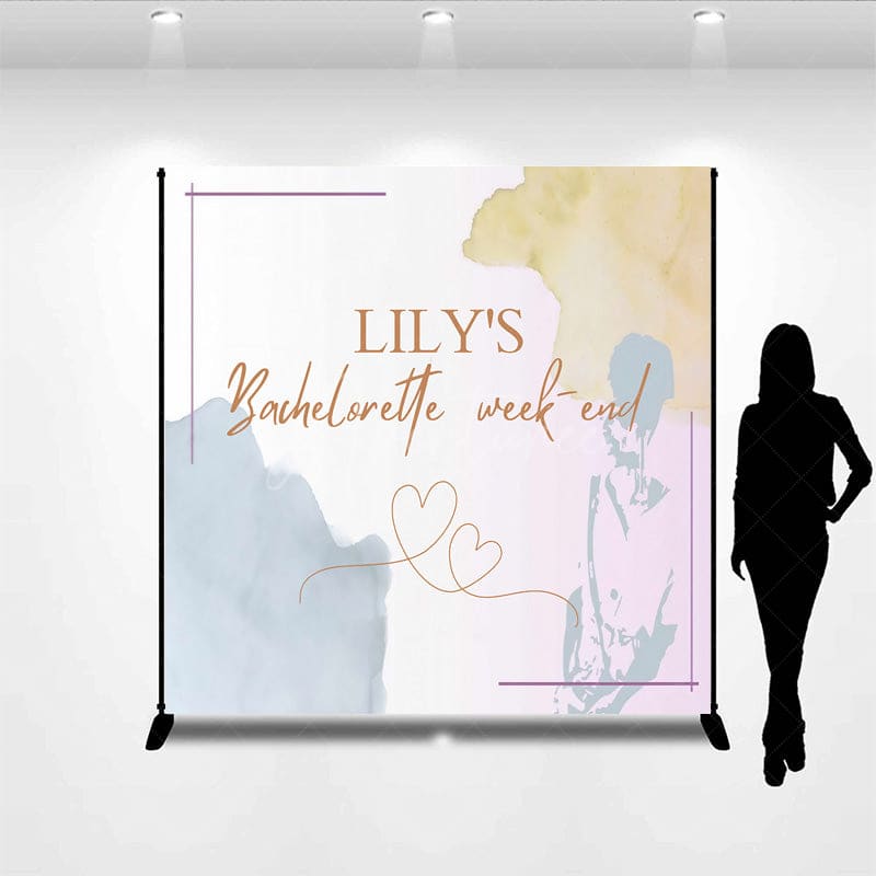 Aperturee - Aperturee Bachelorette Weekend Custom Bridal Shower Backdrop