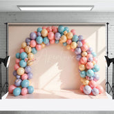 Aperturee - Aperturee Balloon Arch Chiara Lights Wall Photography Backdrop