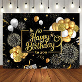 Aperturee - Aperturee Balloons Celebration Classical Birthday Backdrop