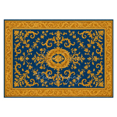 Aperturee - Aperturee Baroque Repeat Pattern Rubber Floor Mat For Photo