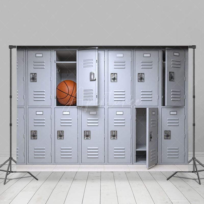 Aperturee - Aperturee Basketball Team Storage Locker Photography Backdrop