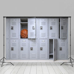 Aperturee - Aperturee Basketball Team Storage Locker Photography Backdrop