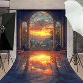 Aperturee - Aperturee Beautiful Scenery Sunset Architecture Sweep Backdrop