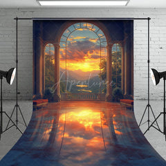 Aperturee - Aperturee Beautiful Scenery Sunset Architecture Sweep Backdrop