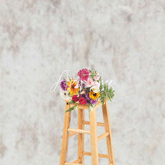 Aperturee - Aperturee Beige White Abstract Textured Wall Photo Backdrop