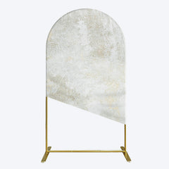 Aperturee - Aperturee Beige Yellow Retro Abstract Texture Arch Backdrop