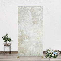 Aperturee - Aperturee Beige Yellow Retro Abstract Texture Rectangle Backdrop