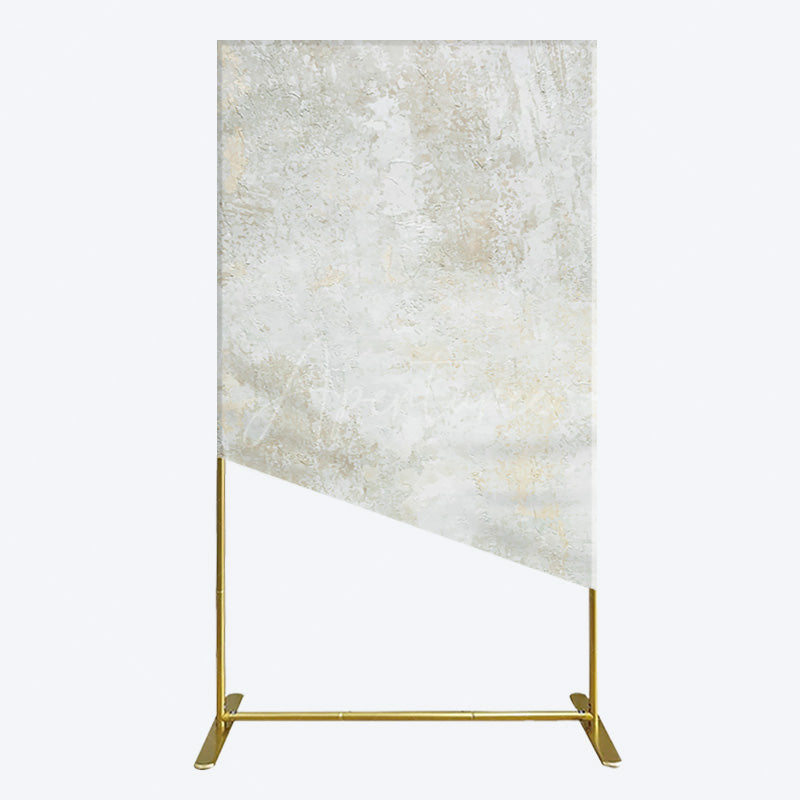 Aperturee - Aperturee Beige Yellow Retro Abstract Texture Rectangle Backdrop