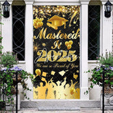 Aperturee - Aperturee Black Gold Mastered It 2025 Graduation Door Cover