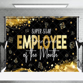 Aperturee - Aperturee Black Gold Super Star Employee of The Month Backdrop