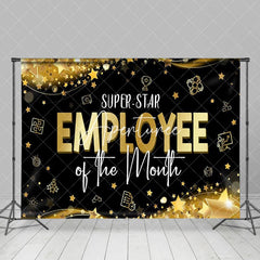 Aperturee - Aperturee Black Gold Super Star Employee of The Month Backdrop
