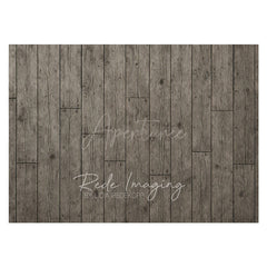 Aperturee - Aperturee Black Grey Vibe Wooden Rubber Floor Mat For Photo