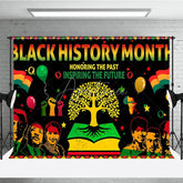 Aperturee - Aperturee Black History Month Backdrop Honoring the Past Inspiring the Future Leaders Tree Background African American Heritage