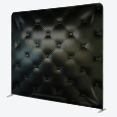 Aperturee - Aperturee Black Leather Style Double-sided Backdrop For Decor