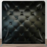 Aperturee - Aperturee Black Leather Style Double-sided Backdrop For Decor