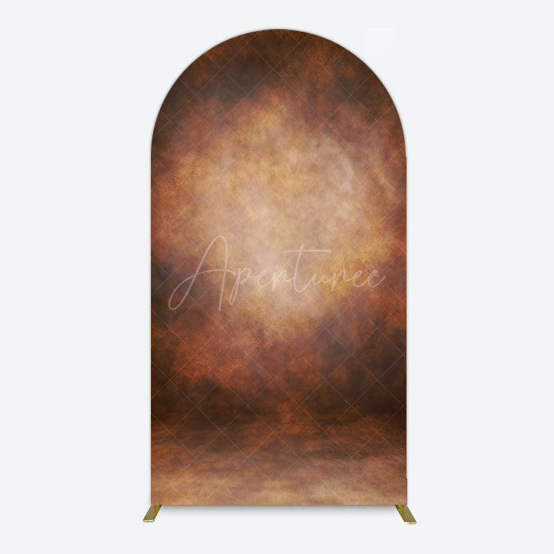 Aperturee - Aperturee Black Red Abstract Texture Birthday Arch Backdrop