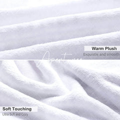 Aperturee - Aperturee Black White Retro Pattern Custom Couple Name Blanket