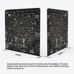 Aperturee - Aperturee Blackboard Chemical Formula Pillow Case Backdrop