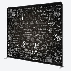 Aperturee - Aperturee Blackboard Chemical Formula Pillow Case Backdrop