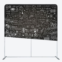 Aperturee - Aperturee Blackboard Chemical Formula Pillow Case Backdrop