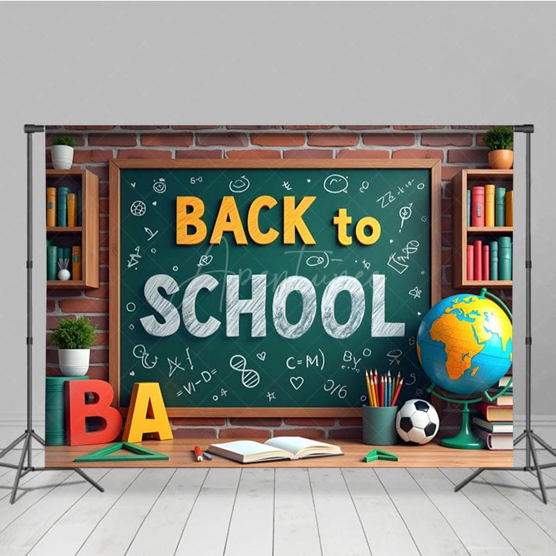 Aperturee - Aperturee Blackboard Writing Back To School Classroom Backdrop