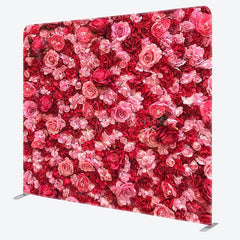 Aperturee - Aperturee Bloom Romantic Rose Valentines Day Square Backdrop