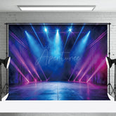 Aperturee - Aperturee Blue And Pink Spotlight Stage Photography Backdrop