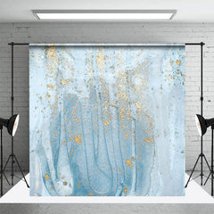 Aperturee - Aperturee Blue Green Black Gold Marbled Room Set Backdrop