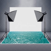 Aperturee - Aperturee Blue Sea Surface Under Sunshine Floor Mat For Photo